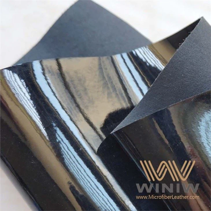 Vegan Patent Leather Fabric For Shoes